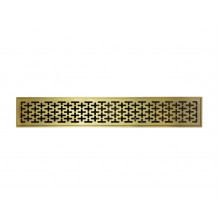 Душевой трап Bronze de Luxe 80522BR 8.2х50 бронза