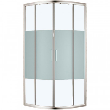 Душевой уголок Aquanet Pleasure AE10-Q-90x90U-CP 243615 90x90 хром/прозрачное с шелкографией