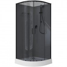 Душевая кабина Aquanet Passion EVO Black 90х90 правая 267259 без гидромассажа