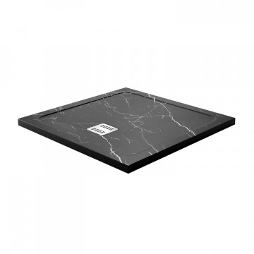 Душевой поддон WasserKRAFT Neime 19T03 90х90 черный мрамор