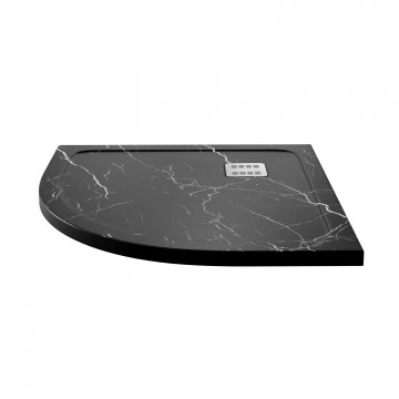 Душевой поддон WasserKRAFT Neime 19T01 90х90 черный мрамор