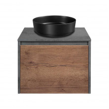 Тумба под раковину Vincea Mesa 600 VMC-2MS600TB T.Oak/Beton