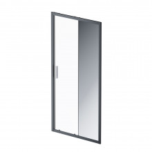 Душевая дверь Am.Pm Gem Solo W90G-120-1-195BMir 120 черный матовый/зеркальное