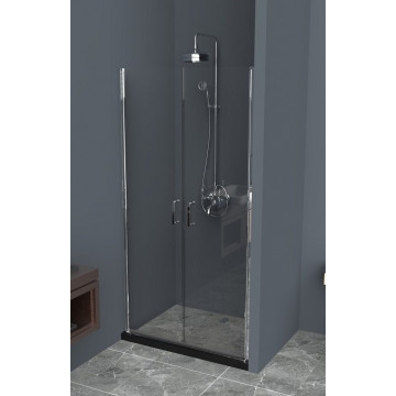 Душевая дверь BelBagno Uno UNO-B-2-80-C-Cr 80 хром/прозрачное