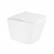 Унитаз подвесной BelBagno Duo BB3103CHR/SC с сиденьем