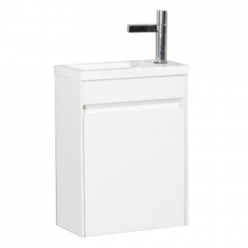 Тумба под раковину Belbagno Pietra Mini PIETRA MINI-400-1A-SO-BL-R bianco lucido