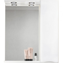Зеркальный шкаф BelBagno Marino MARINO-SPC-700/750-1A-BL-P-R с подсветкой bianco lucido