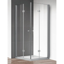 Душевой уголок Cezares Eco ECO-O-ASH-2-80/100-C-Cr 80х100 хром/прозрачное