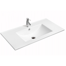 Раковина встраиваемая сверху Gid ceramic 9075e 71103 белый