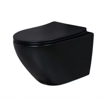 Подвесной унитаз Gid ceramic Bm2198 62226Y безободковый черный матовый