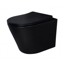 Подвесной унитаз Gid ceramic Tr2130bm 62205Y безободковый черный матовый