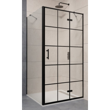 Душевой уголок RGW Passage PA-77B R (PA-07B R Z-050-2B) 41087797-084R 90х70 черный/прозрачное