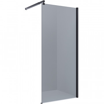 Душевая перегородка Alex Baitler AB29120B4 120 черный/тонированное