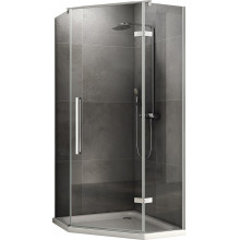 Душевой уголок Abber Ewiges Wasser AG05090 90х90 хром/прозрачное