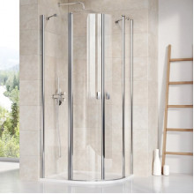 Душевой уголок Ravak Chrome CSKK4 3Q170C00Z1 90х90 хром/transparent