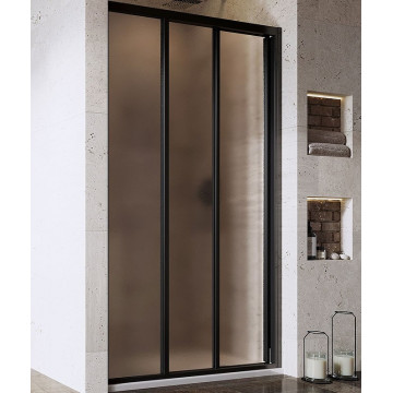 Душевая дверь Ravak Supernova ASDP3-110 00VD03R2ZG черный/grape