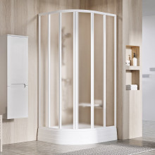 Душевой уголок Ravak Supernova SKKP6 3207O102ZG 90х90 белый/grape