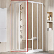 Душевая дверь Ravak Supernova ASRV3-90 15V701R2Z1 белый/transparent