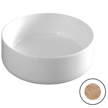Раковина накладная Artceram Cognac COL001 46 00 onyx