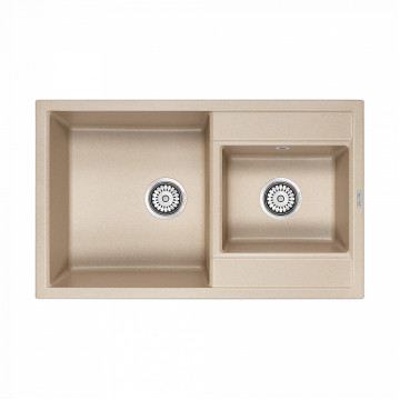 Мойка для кухни Paulmark Tandem PM238250-QU 82х50 кварц