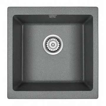 Мойка для кухни Paulmark Brilon PM104546-DG 45х46 графит