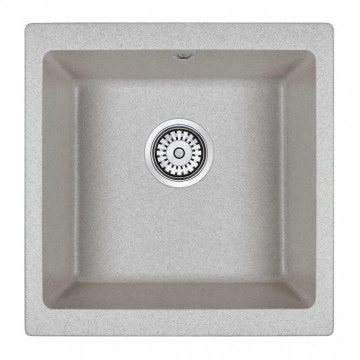 Мойка для кухни Paulmark Brilon PM104546-GR 45х46 серый