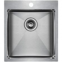 Мойка для кухни Paulmark Neckar PM804551-BS 45х51 сталь