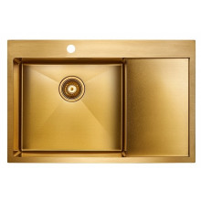 Мойка для кухни Paulmark Elde PM807851-BGL 78х51 золото