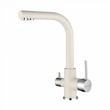 Смеситель для кухни Paulmark Essen Es213011-331 белый/хром