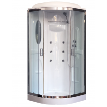 Душевая кабина Royal Bath RB90HK2-T-CH-EL 90х90х217 (прозрачное)