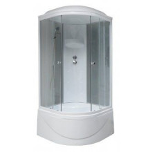 Душевая кабина Royal Bath RB100BK4-MT 100х100х217 матовое/прозрачное стекло