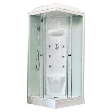 Душевая кабина Royal Bath RB90HP7-WT 90x90x217 (белое/прозрачное)