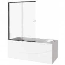 Шторка на ванну Good Door Screen SL-100-C-В ПД00117 черный/прозрачное