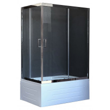 Душевой угол RB8100BP-T-CH-R 100x80х200 правый (прозрачное)