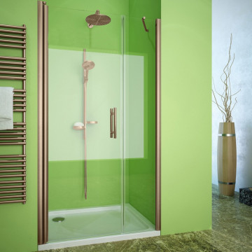 Душевая дверь Creto Fresco 126-WTW-110-200-CLN-6BR 110 бронза/прозрачное