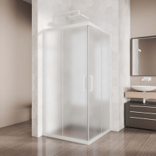 Душевой уголок Creto Divina 128-DEO-80-80-200-MAT-6WHT 80х80 белый/матовое