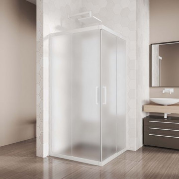 Душевой уголок Creto Divina 128-DEO-80-80-200-MAT-6WHT 80х80 белый/матовое