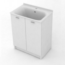 Комплект для постирочной Kerasan Aquadom 9166K3*1 белый матовый