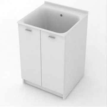 Комплект для постирочной Kerasan Aquadom 9165k3*0 белый матовый