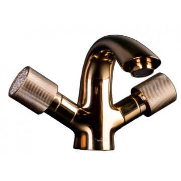Смеситель для раковины Boheme Royal Cristal 291-Royal/CRST золото