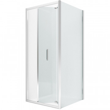 Душевой уголок New Trendy Alta D-0087A/D-0079B 80x90 хром/прозрачное