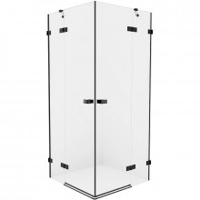 Душевой уголок New Trendy Avexa Black EXK-1609 80x90 черный/прозрачное
