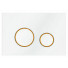 Смывная клавиша Veconi Square Design VFRD-WHG VFRD004WHG