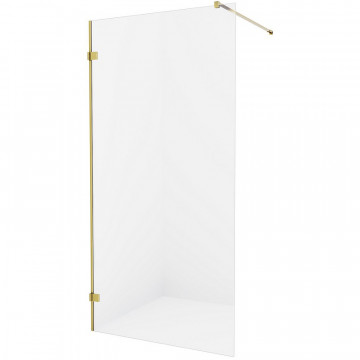 Душевая перегородка New Trendy Avexa Brushed Gold EXK-2002 150 брашированное золото/прозрачное