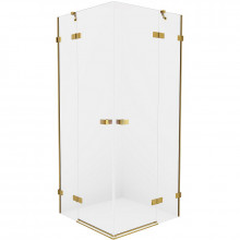 Душевой уголок New Trendy Avexa Gold EXK-1881 80x110 брашированное золото/прозрачное