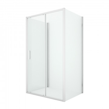 Душевой уголок New Trendy New Corrina 110x90x195 K-0479 хром/прозрачное