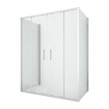 Душевой уголок New Trendy New Corrina 140x90x195 K-0483 хром/прозрачное
