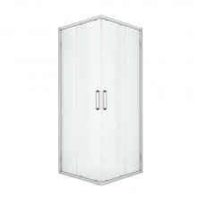 Душевой уголок New Trendy New Praktic K-0465 80х80 хром/прозрачное