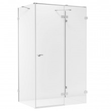 Душевой уголок New Trendy Eventa  R 100x80 EXK-0183 хром/прозрачное