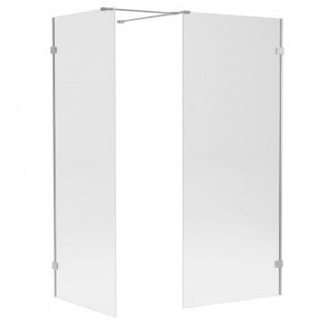 Душевой уголок New Trendy Eventa  walk-in 140x80 EXK-0231 хром/прозрачное 